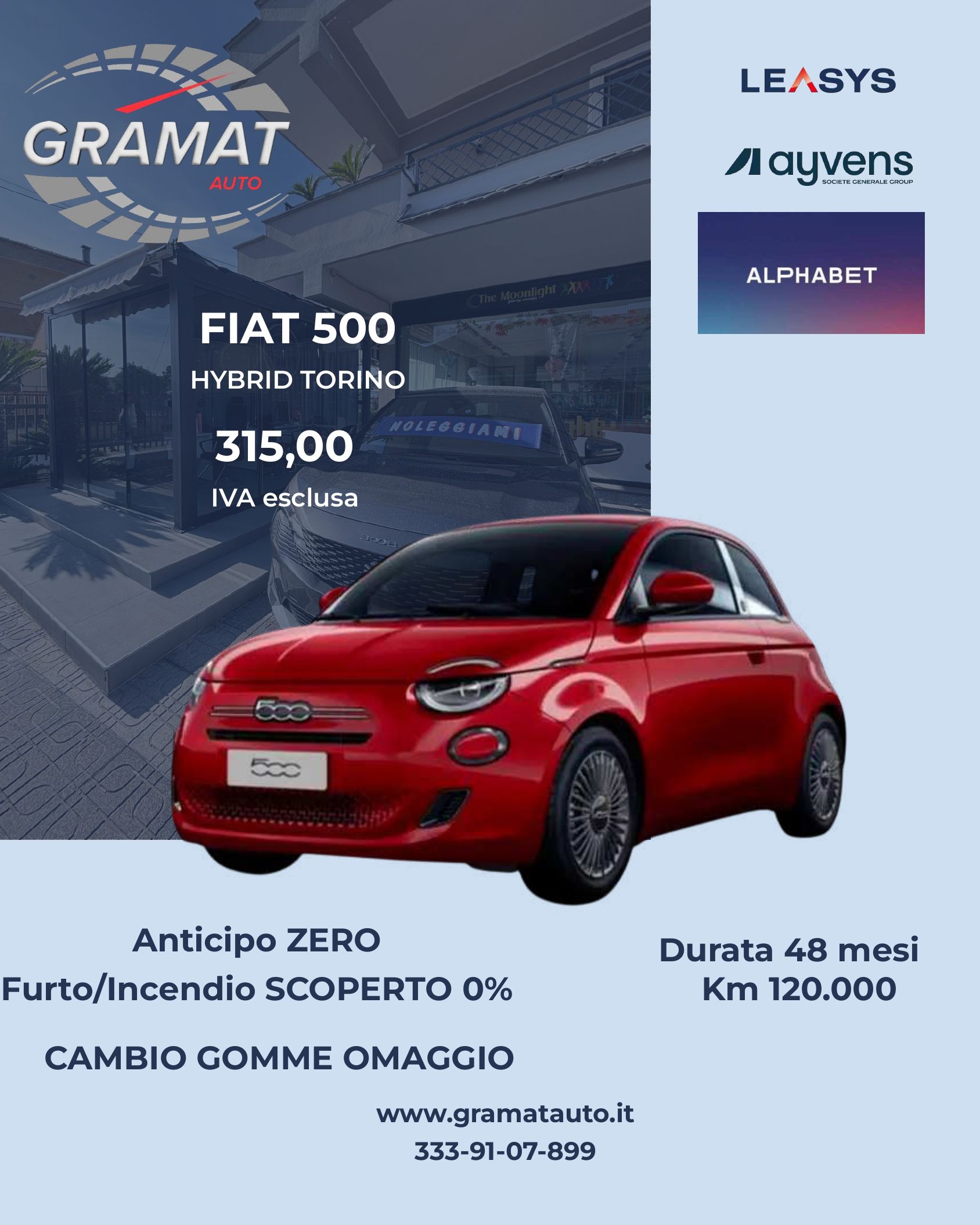Fiat 500 Hybrid Torino