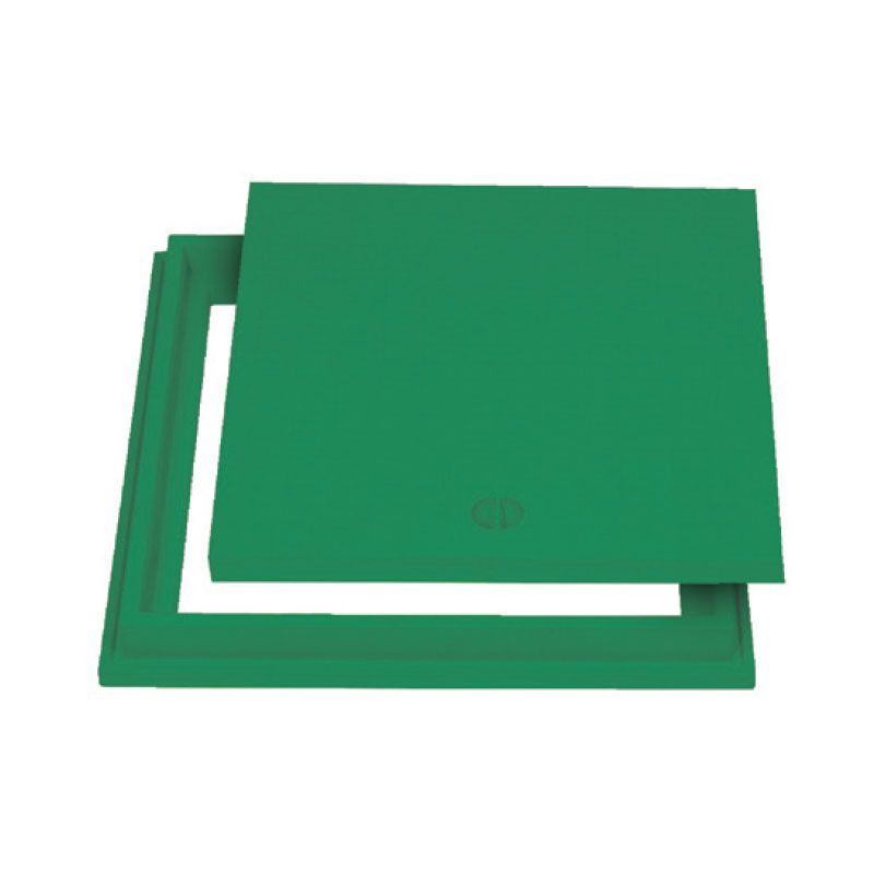 “Top” Green PP frame + cover