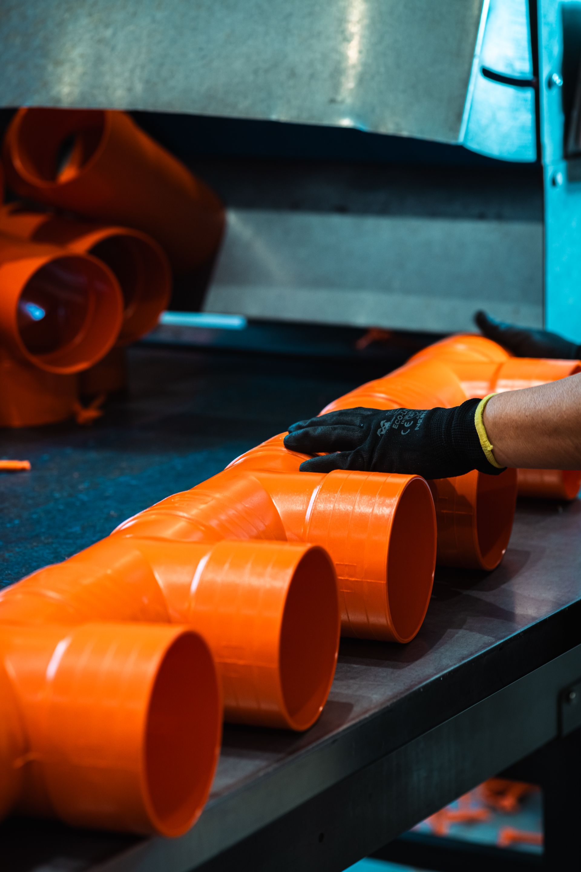 Post-molding technical component detail