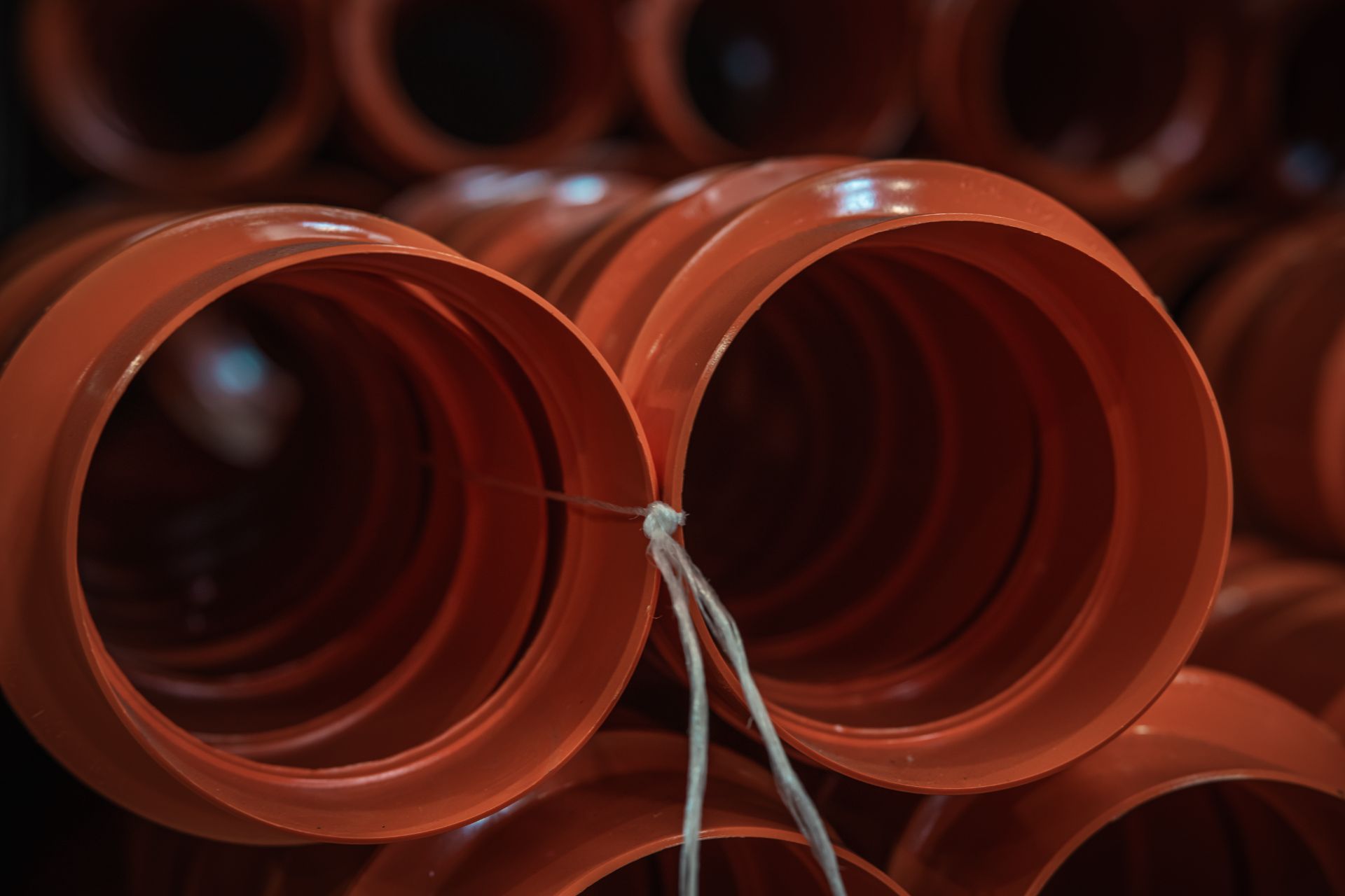 Detailed view of production ready for packaging