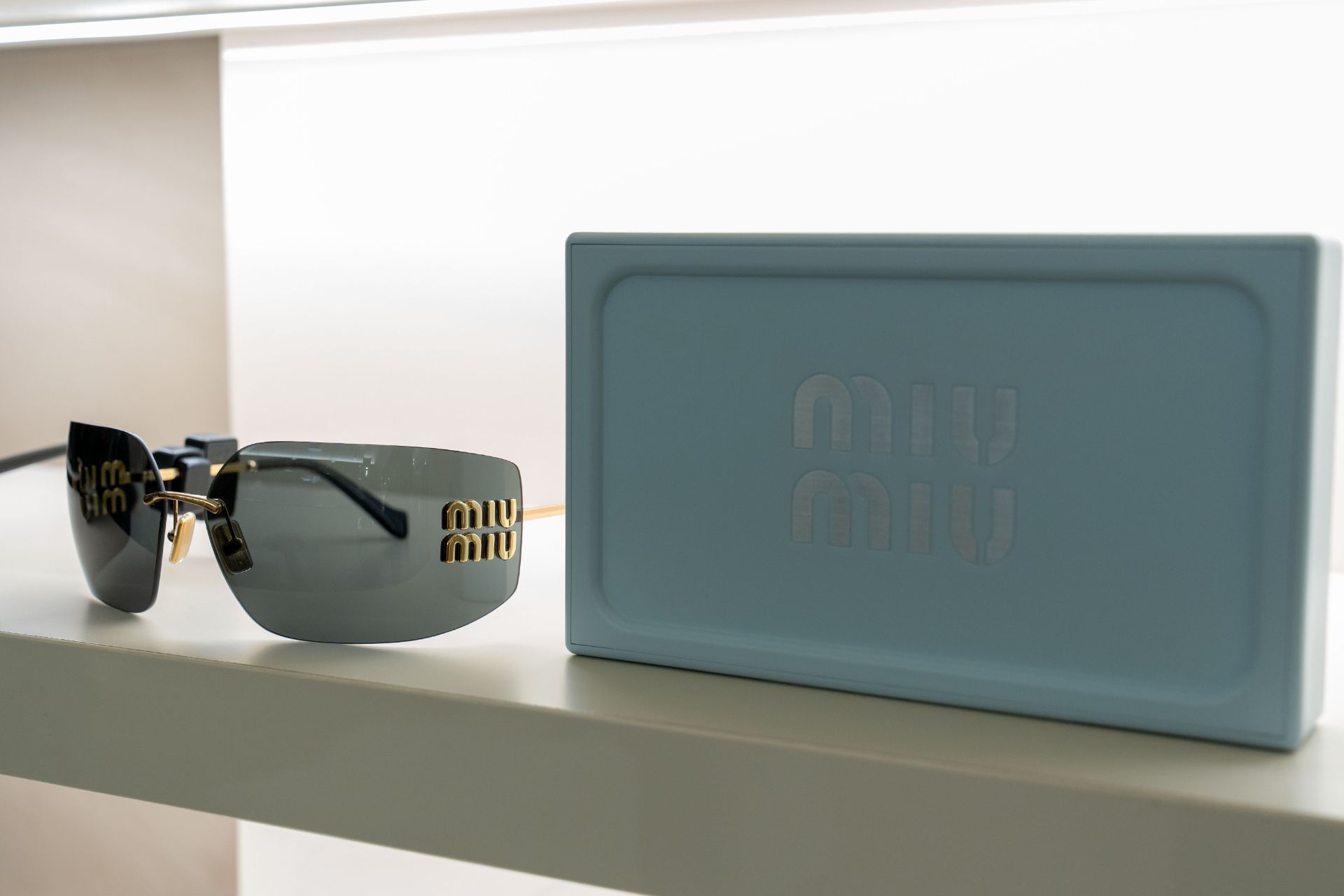 Occhiali Miu Miu in esposizione presso Ottica Marino