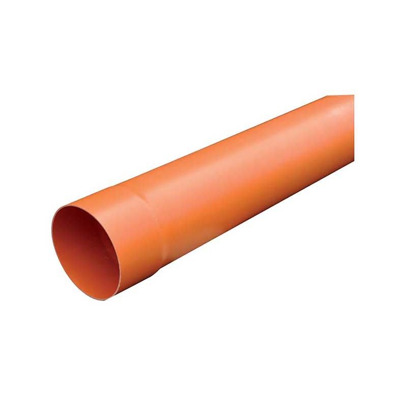 Tubo in pvc arancio