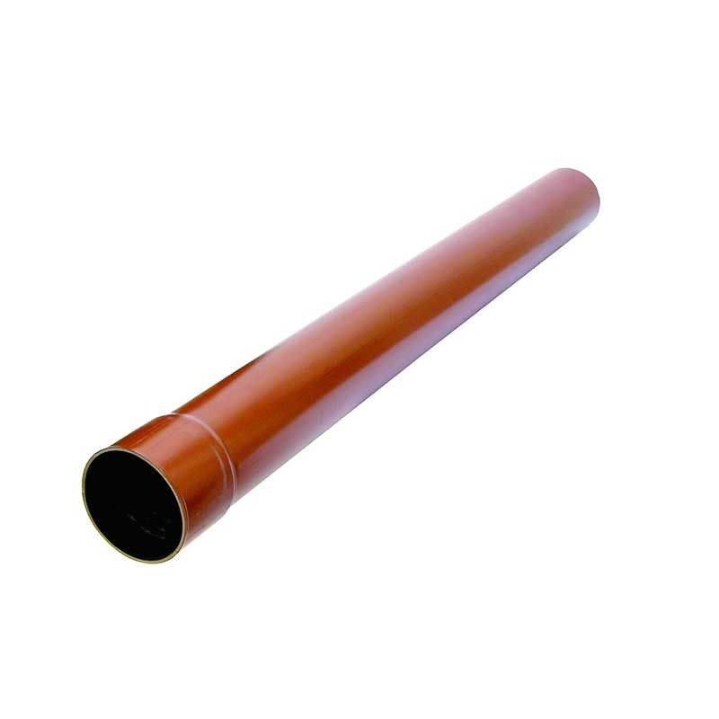 Tubo pluviale tondo colore rame rosso