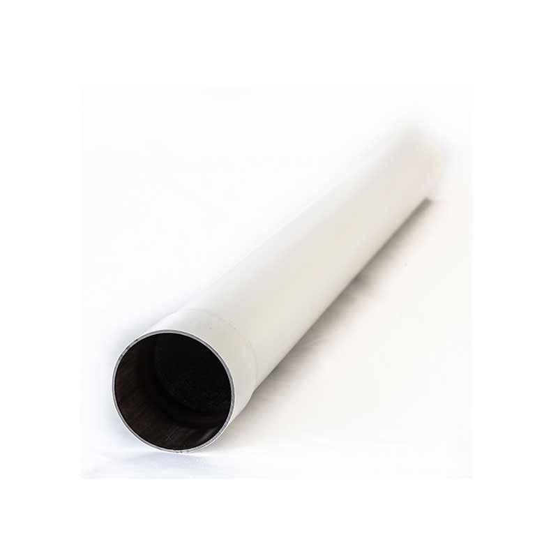 Tubo pluviale tondo colore bianco