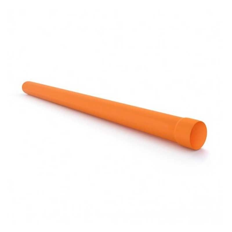 Tubo in pvc arancio a norma - uni en 1329