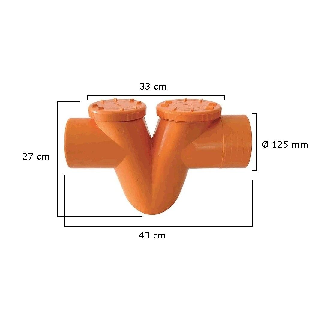 Sifone monolitico in pvc