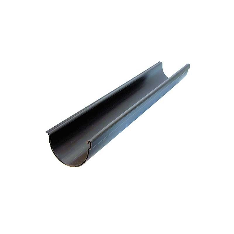 Gronda in pvc marrone tipo 