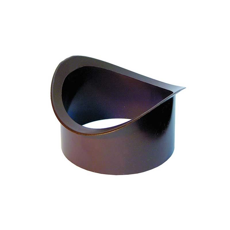 Bocchello in pvc marrone per gronda tipo 