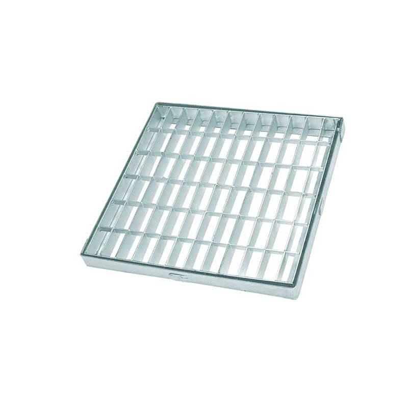 Telaio con griglia zincata quadra