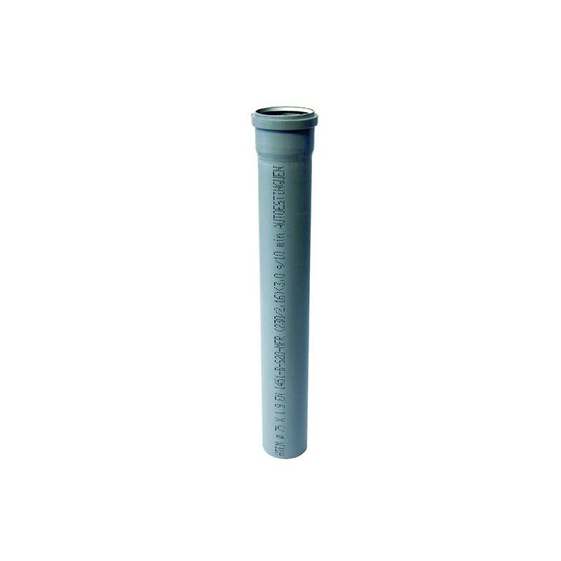 Tubo in polipropilene ad 1 bicchiere ad innesto con guarnizione