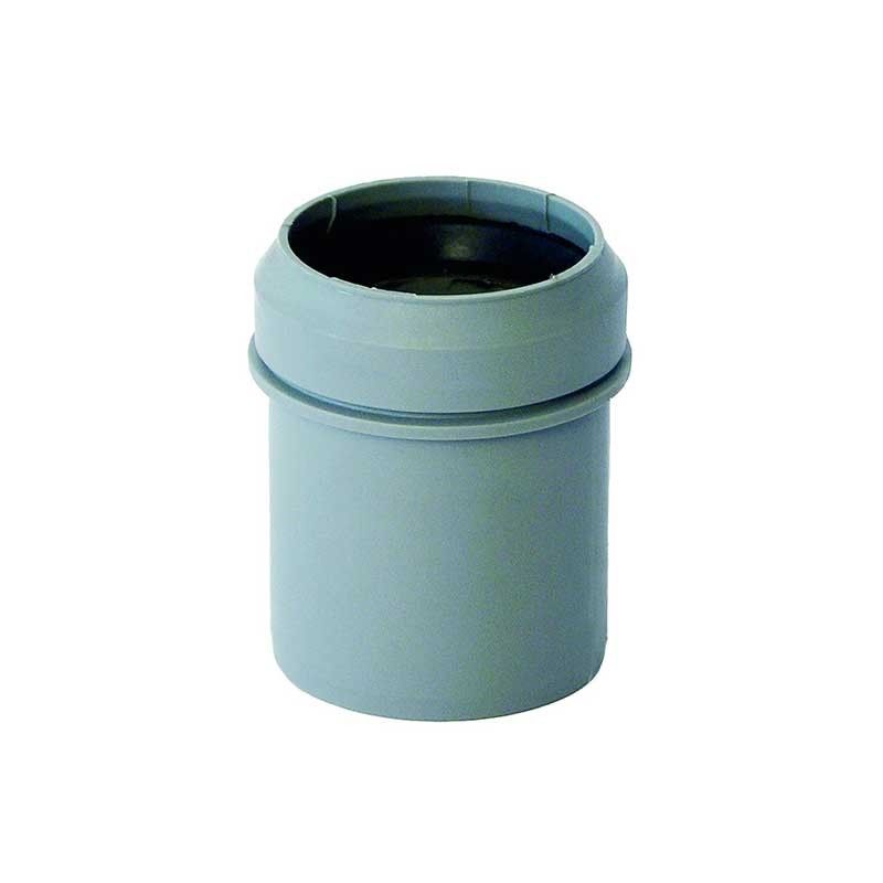 Aumento a incasso in polipropilene grigio per scarichi ad innesto