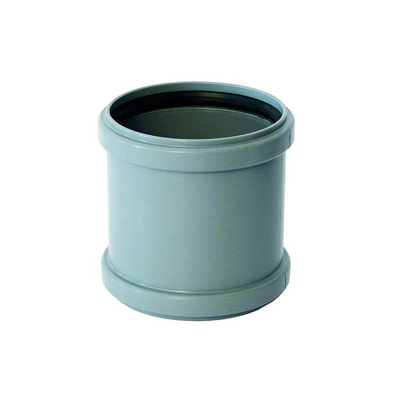 Manicotto senza battente in polipropilene grigio