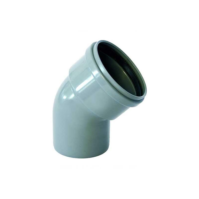 Curva in pvc per il collegamento pvc/pp (ø100/110)