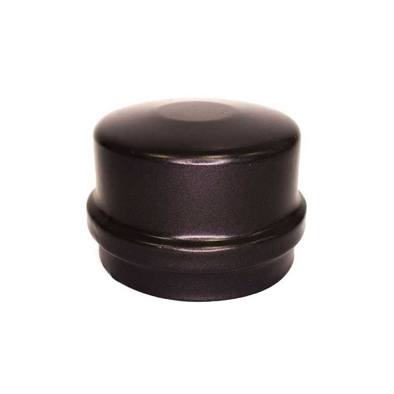 Tappo raccolta condensa cieco ø80 serie pellet 1,2 mm in acciaio al carbonio verniciato nero