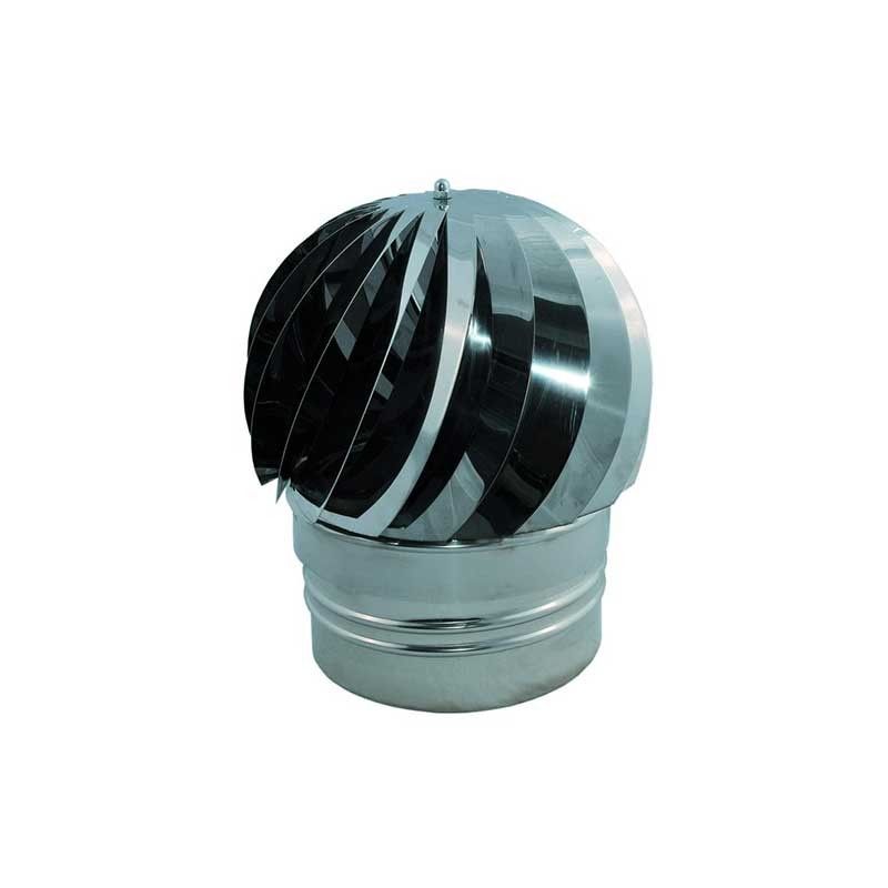 Cappello girevole inox base tonda bagno d'olio maschio