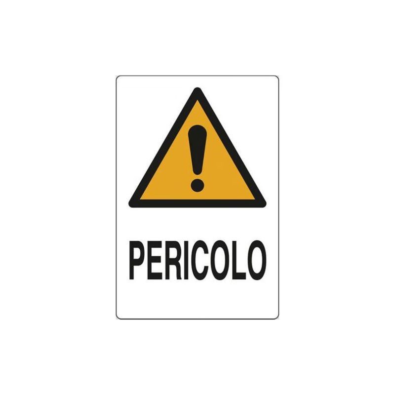 Cartello di pericolo in polionda cm 50x70