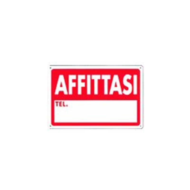 Cartello affittasi cm 20X30