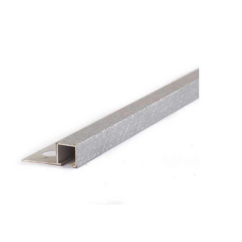 Profilo quadro in alluminio decorato Argento - Barra da metri 2,5
