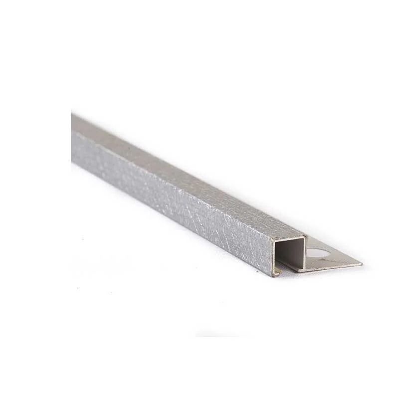Profilo quadro in alluminio decorato Argento - Barra da metri 2,5