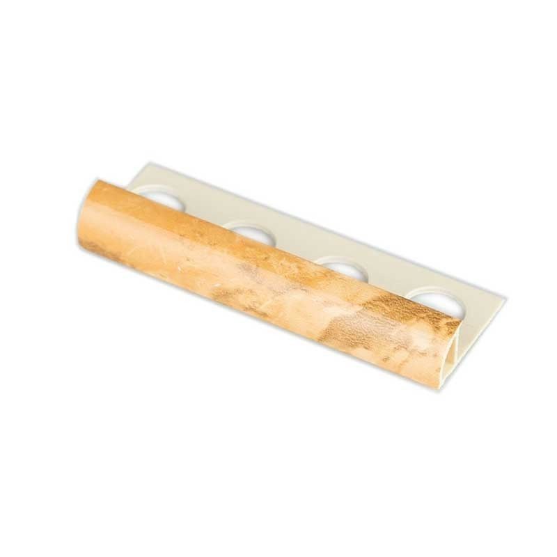 Profilo proteggi angolo marmorizzato in pvc h10mm 2,6 metri