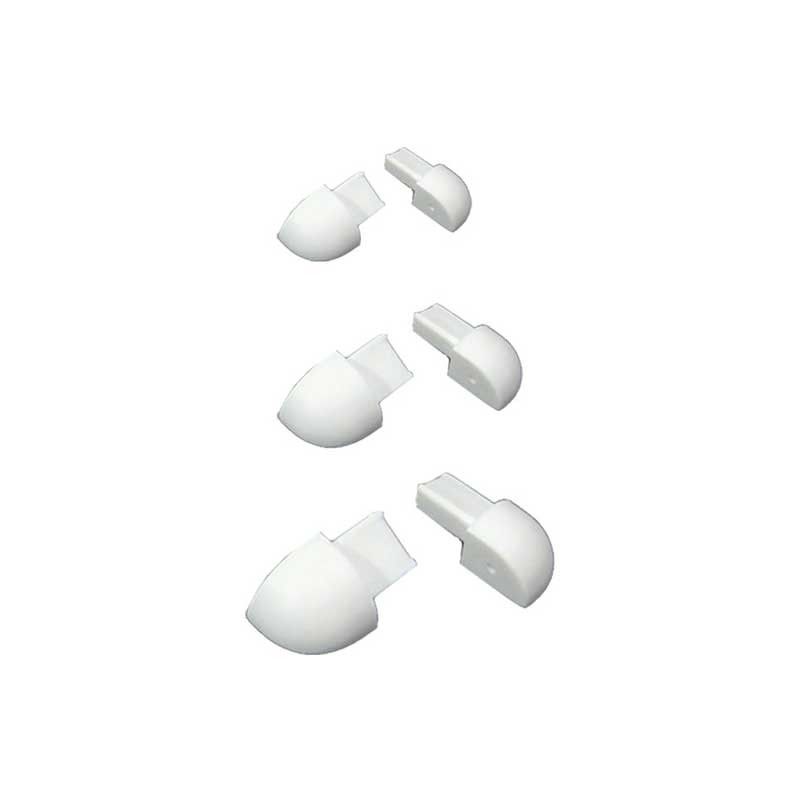 Capsula per profilo jolly proteggi angolo in pvc bianco