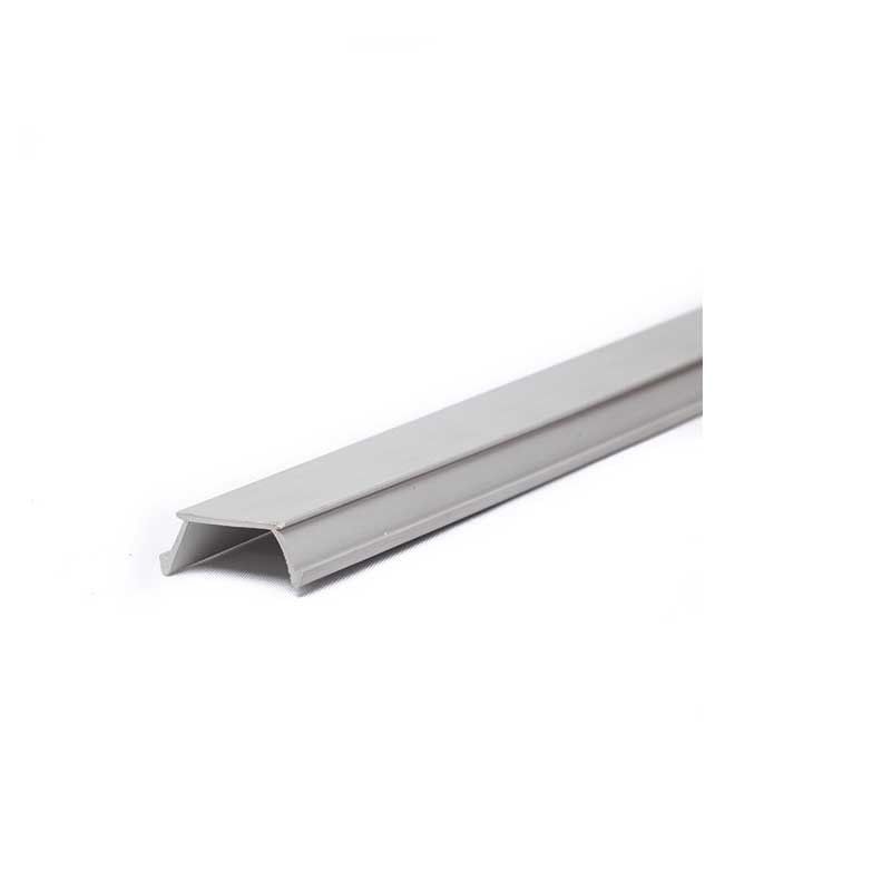 Gocciolatoio in PVC per balcone grigio chiaro - barra da 2 m (10 pezzi)