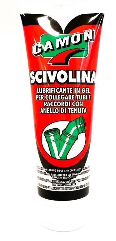 Scivolante in gel per collegamento di tubi e raccordi in polipropilene con anello di tenuta