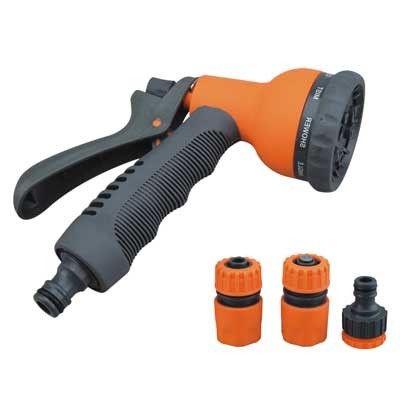 Kit pistola multigetto per innaffiare Cardinale set 4 pezzi