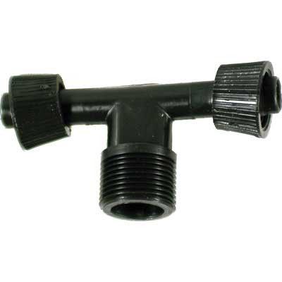 Tee filettata maschio per ala g. ø 16x3/4