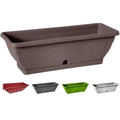 Cassetta con sottocassetta 'venezia' cm 40x19x16h - colore verde anice