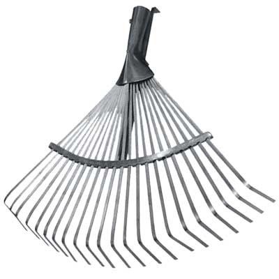 Scopa da giardino regolabile m/conico cm 27-46