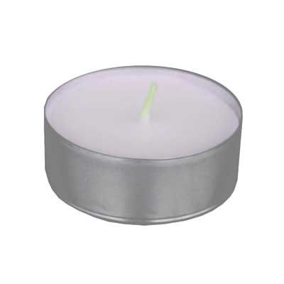 Kit mini candele bianche 'light' ø cm 3,6x1,55h - confezione 25 pezzi