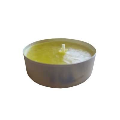 Kit candele alla citronella ø cm 6x2,5h - confezione 6 pezzi