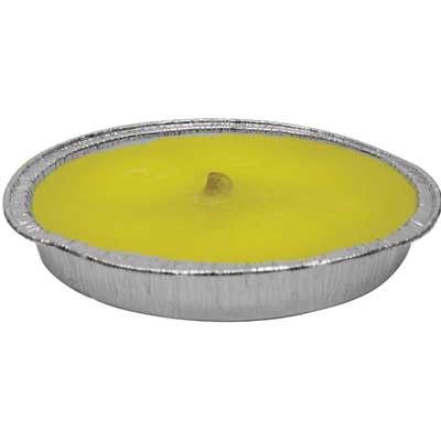 Fiaccola alla citronella in stagnola ø cm 17x2,5h