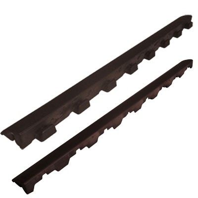 Profilo laterale per piastrella 'woodenlike' aggancio maschio, 580x56 mm - spess. 25 mm