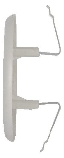 Griglia di aerazione tonda in plastica con molle (abs)