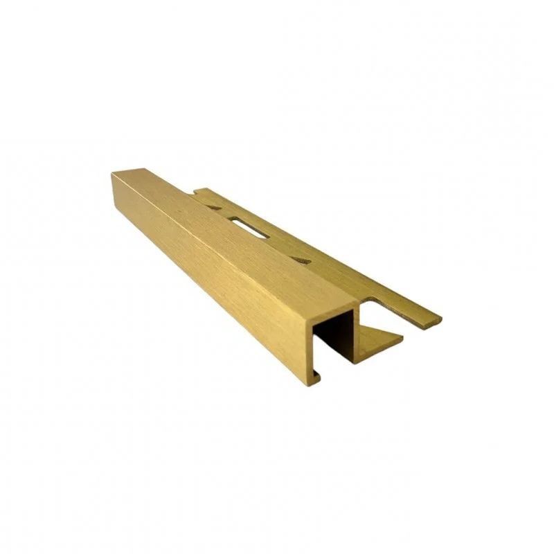 Profilo jolly quadro 10 mm in ottone 2,5 m