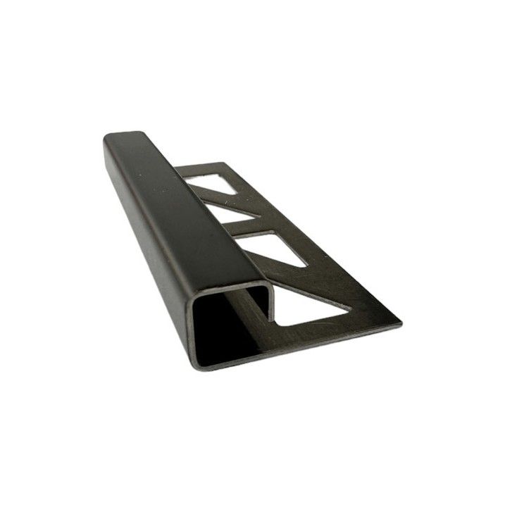 Profilo jolly quadro in acciaio nero opaco 2,5 metri