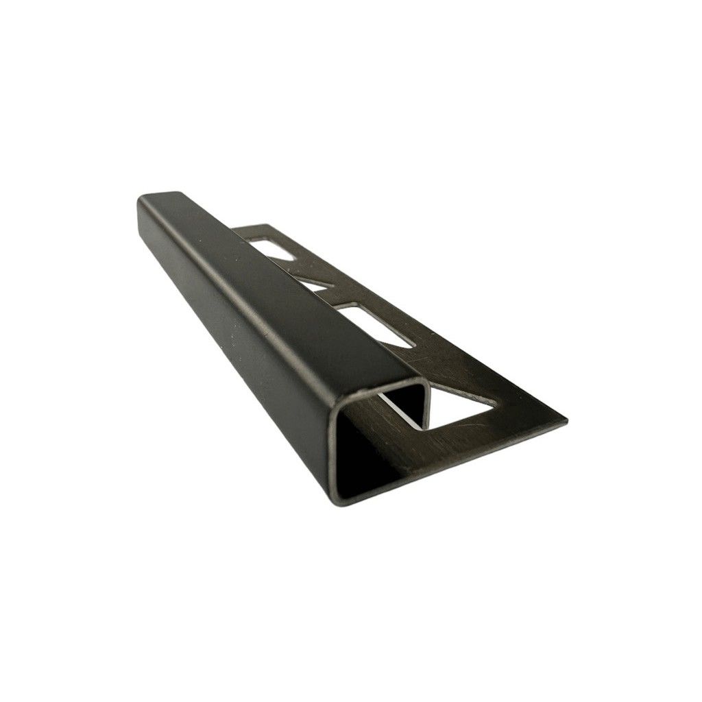 Profilo jolly quadro in acciaio nero opaco 2,5 metri