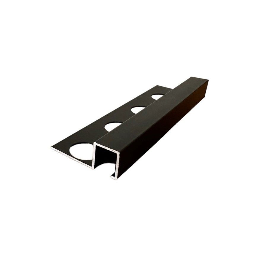 Profilo jolly quadro in alluminio nero opaco 2,5 metri
