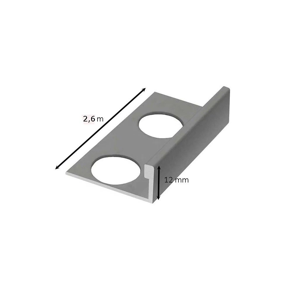 Giunto di Delimitazione Madera in Alluminio 12 mm