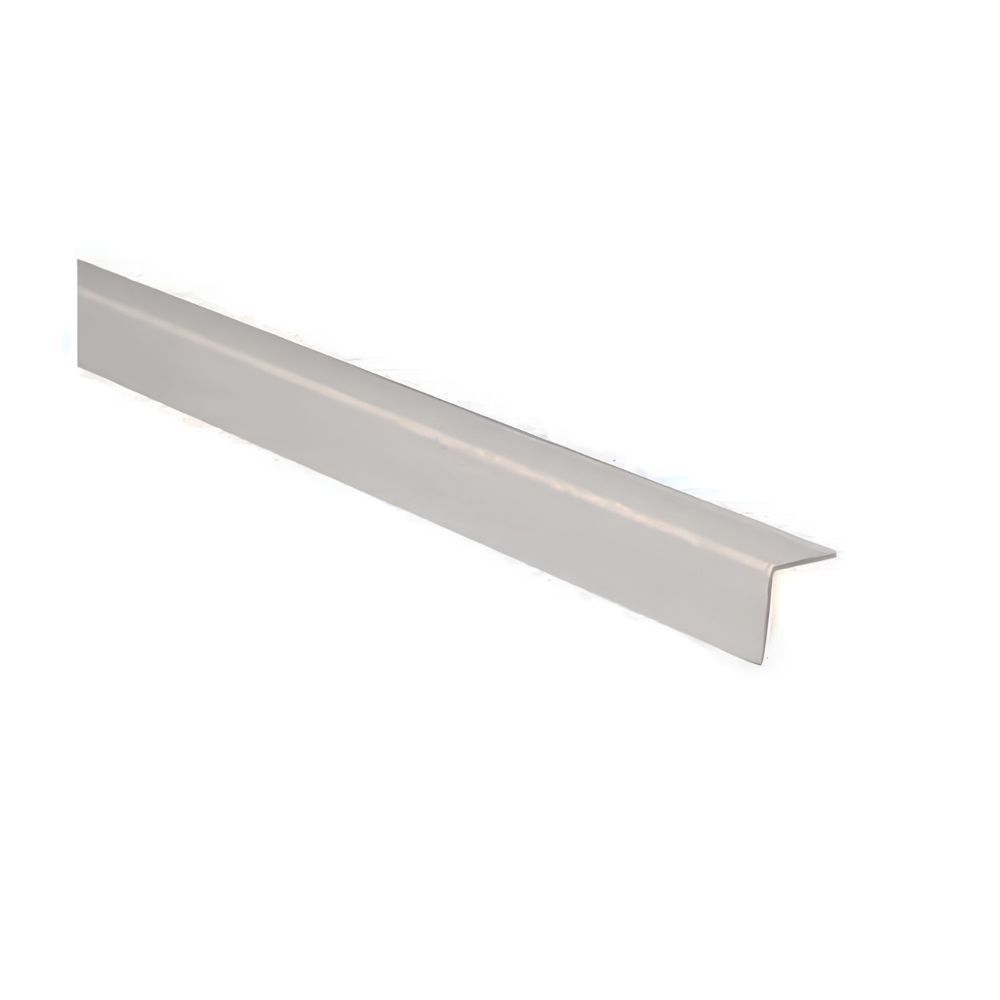Paraspigolo in plastica 2,6 metri 22x22mm bianco