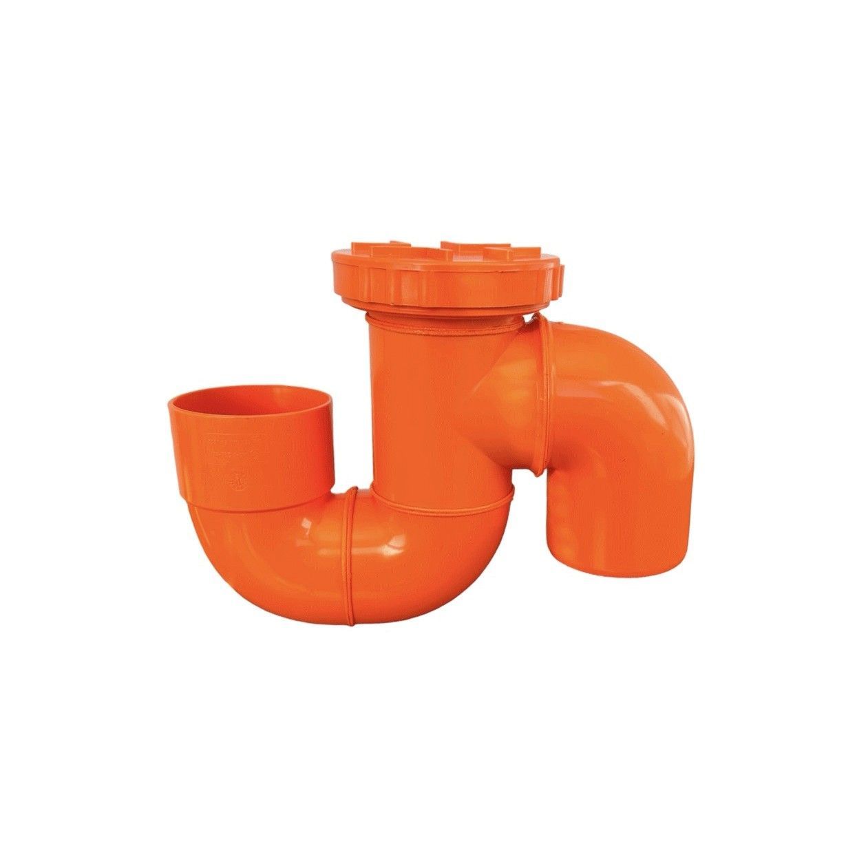 Sifone verticale chiuso in pvc