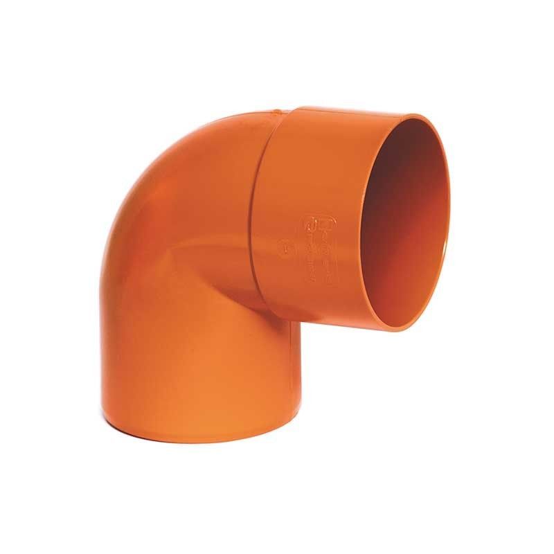 Curva 87.30° in pvc