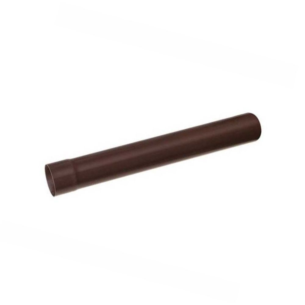 Tubo in pvc marrone/grigio tondo